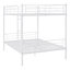 Lit superposé double en métal pour chambre à coucher, blanc -2111327601-2111327606