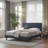 Nestl Horizontal Channel Upholstered Platform Bed-101071462-101071459