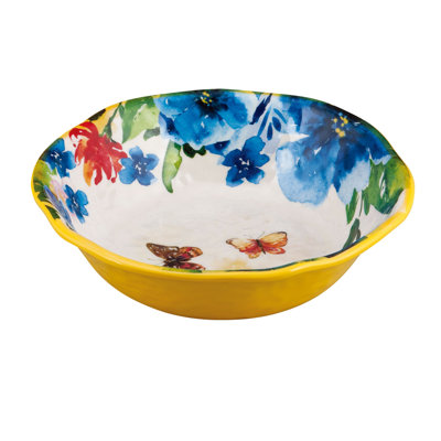 Mei set of 6 Butterfly  Melamine Salad Bowl Set