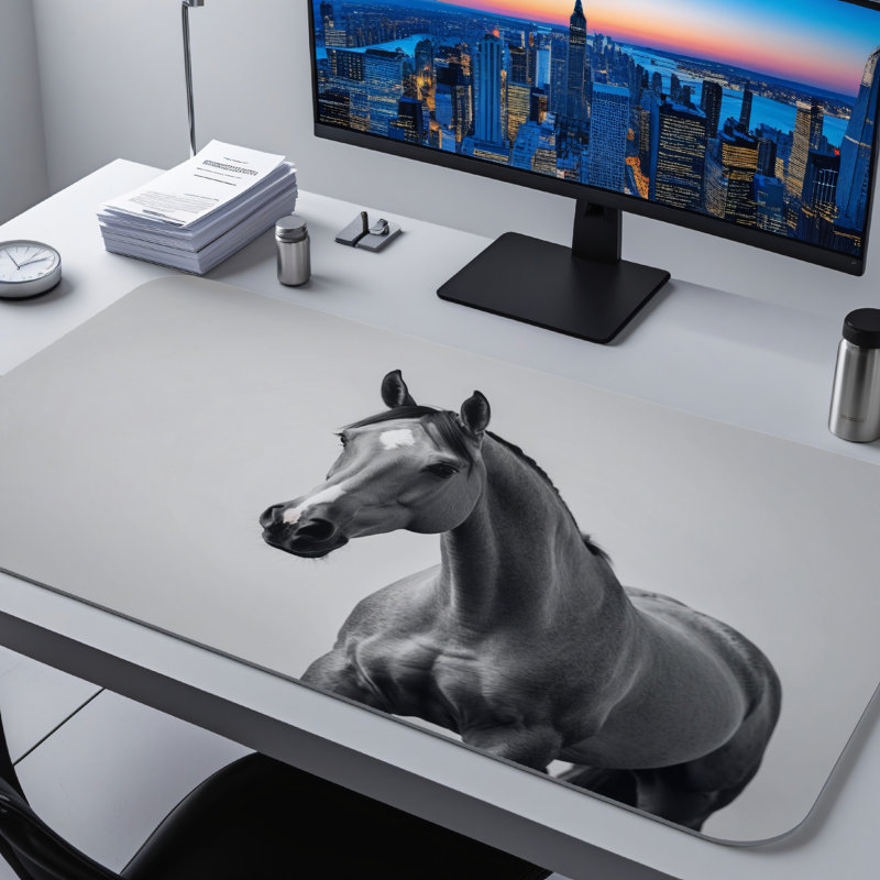 Polyester Desk Pad, 14.4x12.1