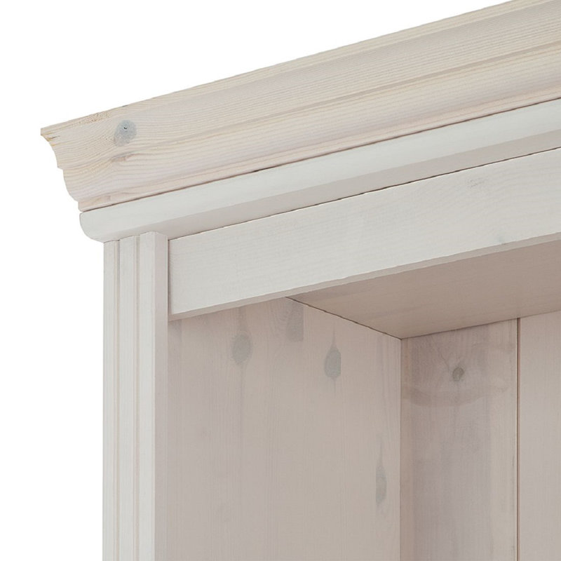 Bibliothèque H 6 "Ainsley, Blanc, Standard