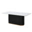 with Iron Base Dining Table