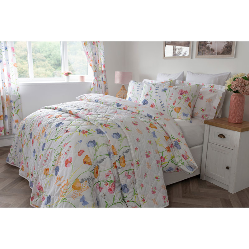 Larissa Cotton Blend Floral Duvet Cover