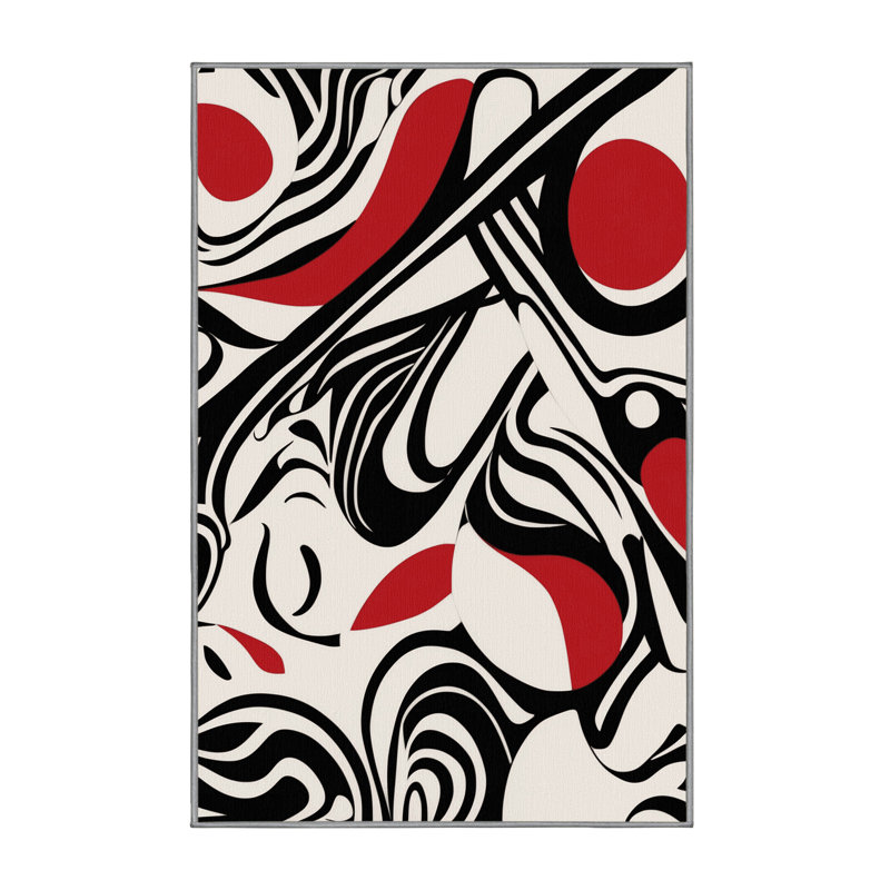 Cosmic Flame Rug, Rectangle 5' x 8'