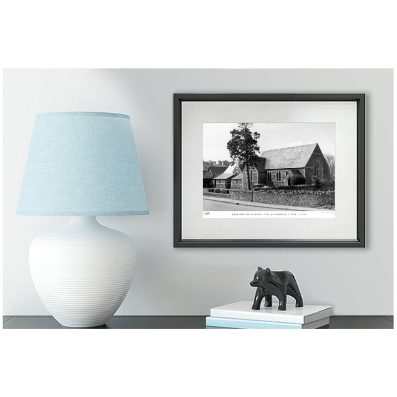 Farrington Gurney, The Methodist Chapel C1955 - Single Picture Frame Print, 28cm H X 36cm W x 2cm D