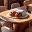 Plateau de service en marbre blanc pour Shabbat