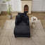Chaise longue avec repose-pieds amovible et canapé-lit d'appoint rembourré avec coussins, fauteuil rembourré à assise profonde moderne-828042720
