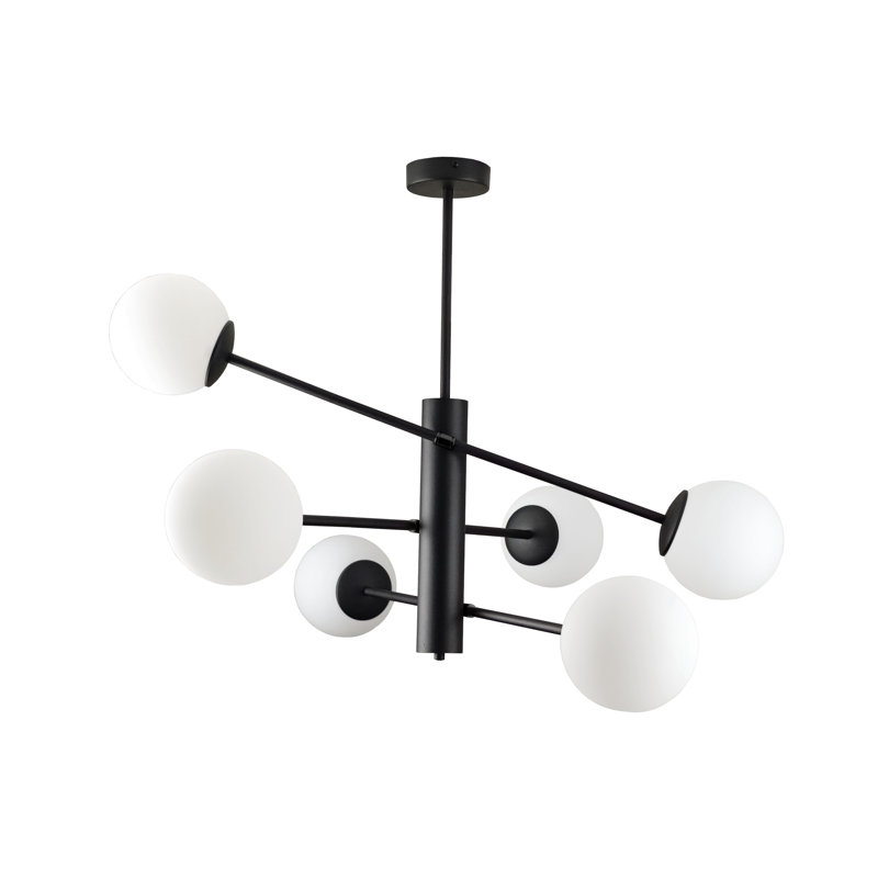 Solen 6-light Flush Mount, White