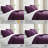 Southshore Fine Linens Vilano Oversized Quilt Set, Double-Brushed Microfiber Lightweight Quilted Bedding with Waffle Geometric Pattern and 2 Pillow Shams, Full/Queen, Purple-1001114985-1001114977