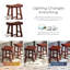 Tabouret de bar et de comptoir Melvyn-1071471442-1071471440