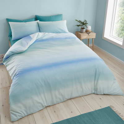 Ombre Larsson Geo Reversible Duvet Cover Set