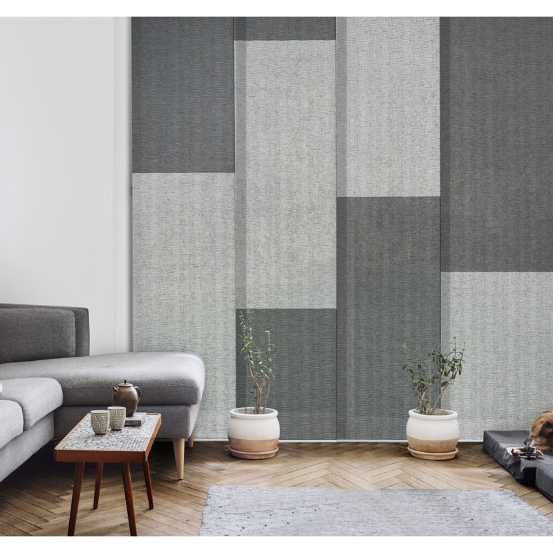 Sharmaine Room Darkening Manhattan Mist Vertical Blind