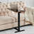 Overbed Table With Hidden Wheels, Mobile Standing Desk Hospital Bed Table Laptop Bedside Sofa Side Table, Multi-Purpose Rolling Overbed Table-951737212