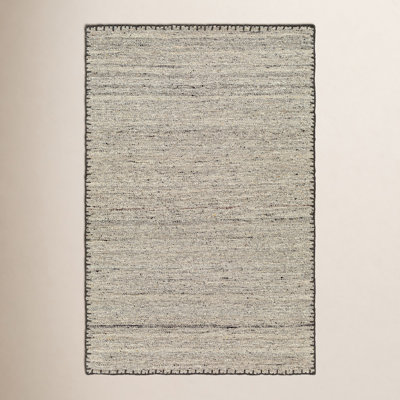 Jayde Handmade Wool Gray Rug