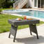 PE WICKER SNACK TABLE