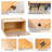 Bamboo Bread Box For Kitchen Counter-Large Capacity Bread Storage Container Farmhouse Bread Box
