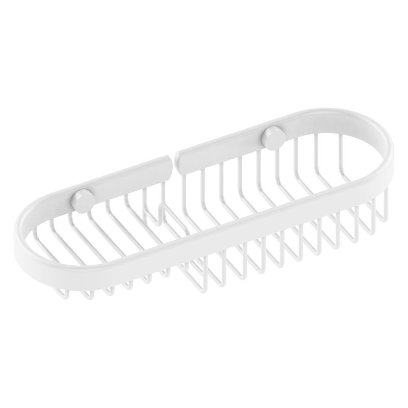 Serviteur de douche combiné, Blanc mat