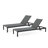 CHAISE LOUNGE BLK(MP2)( SET OF 2 )