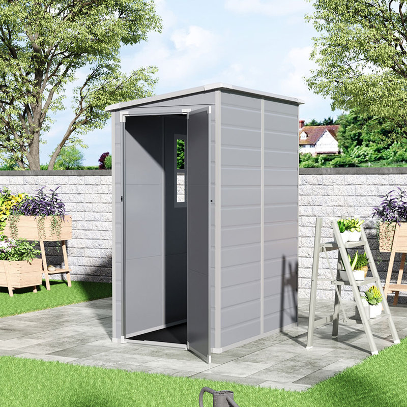 Plastic Outdoor Garden Storage Shed, 14.2 sq.ft.