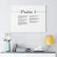 The Way Of The Righteous Psalm 1 - Wrapped Canvas Print-117187100