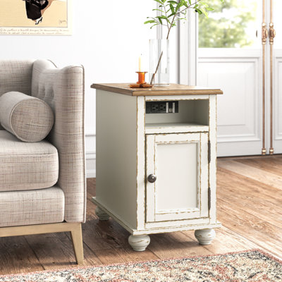 Hayley End Table with Storage by Kelly Clarkson Home