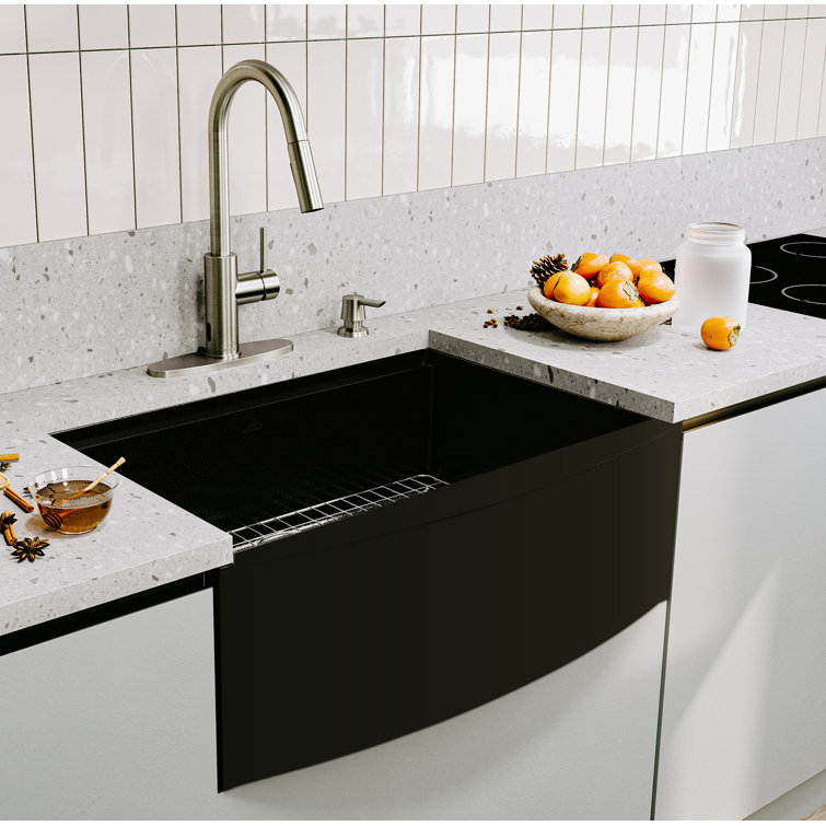 CASAINC 36'' L Single Bowl Stainless Steel Kitchen Sink  Reviews Wayfair