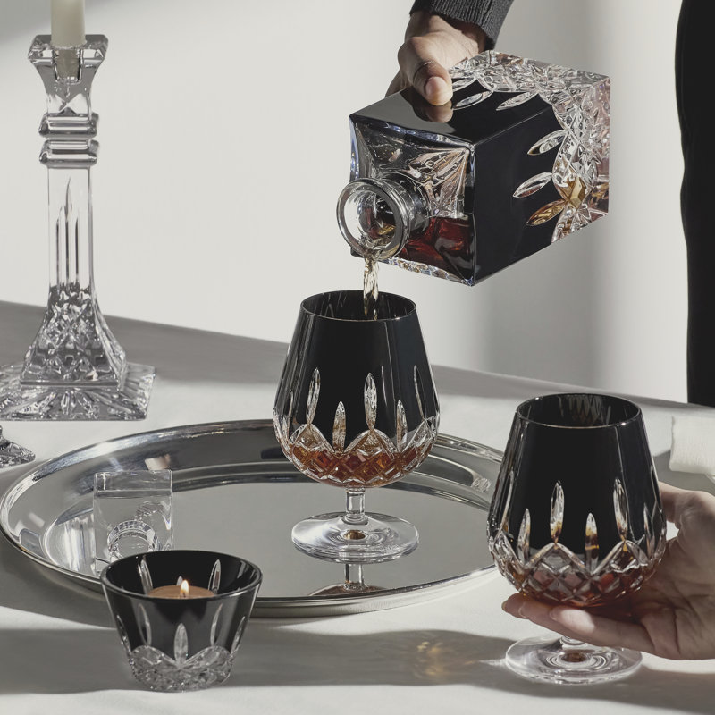 Black Crystal Hollywood Glam Candle Holder
