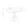 Dufferin 6 - Person Solid Wood Solid Wood Top Pedestal Dining Set
