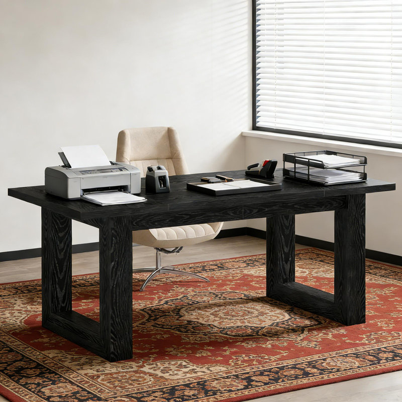 Bureau d'ordinateur de bureau en bois Idée de cadeau