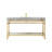 60'' Single Bathroom Vanity with Stone Top-92697420-92697421-92697422