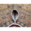 8'x9'1" Brown Overdyed Kazak Geometric Hand Knotted All Wool Squarish Rug G20736