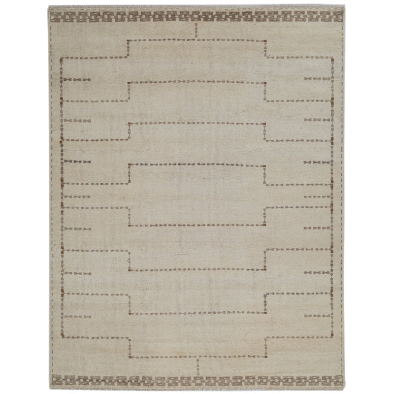 Tapis Sana noué à la main, Rectangle 5' x 8'