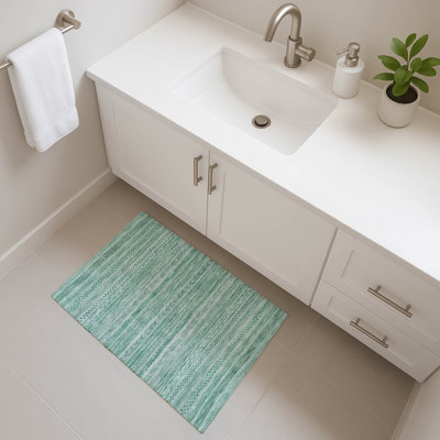 Premium Machine Washable Brennon AMF1625 Stripes Rug