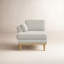 Chaise longue rembourrée Rudi