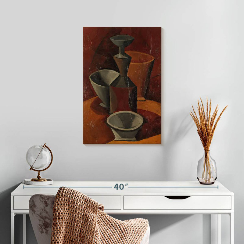 Pitcher And Bowls, 24" H x 16" W