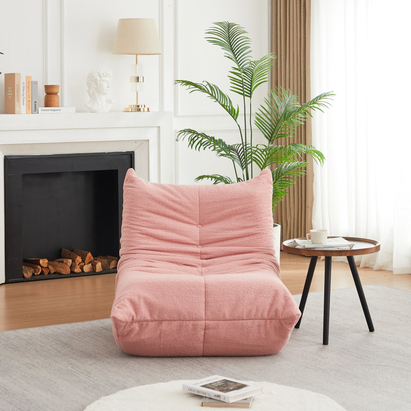 Upholstered Armless, Pink