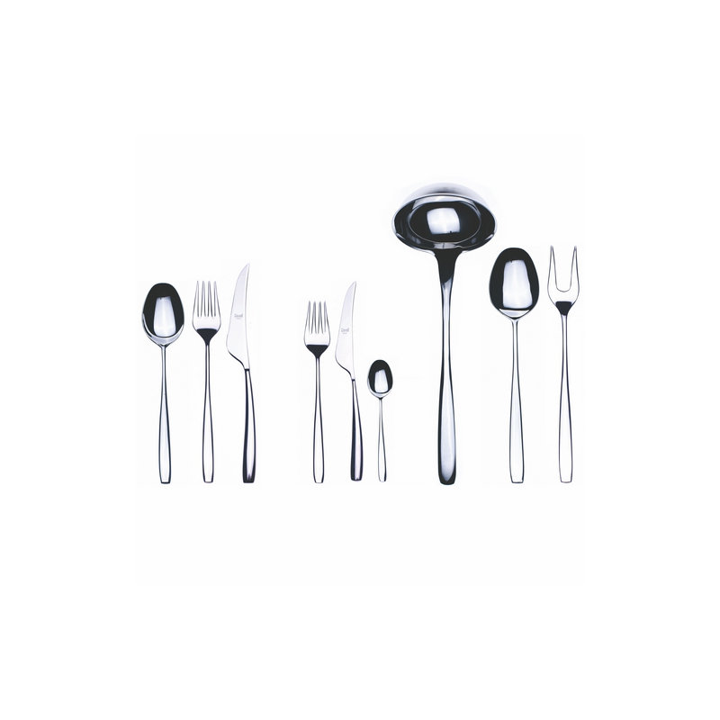 Avanguardia 75 Piece 18/10 Stainless Steel Cutlery Set, Silver