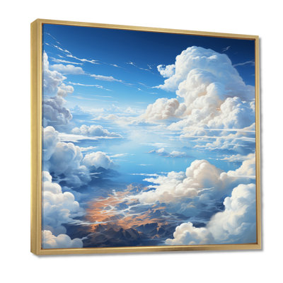 SKy view The art of Clouds I - Clouds Framed Prints