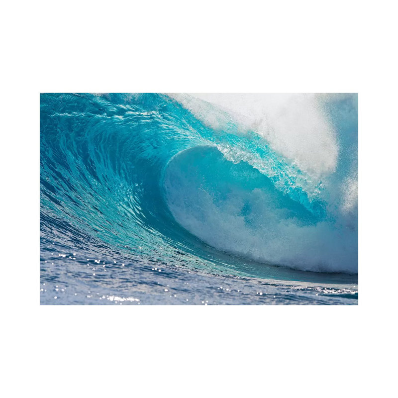 Lunging Waves II, Sout Pacific Ocean, Tahiti, French Polynesia by Panoramic Images - Print on Canvas, 66.04 cm H x 45.72 cm W