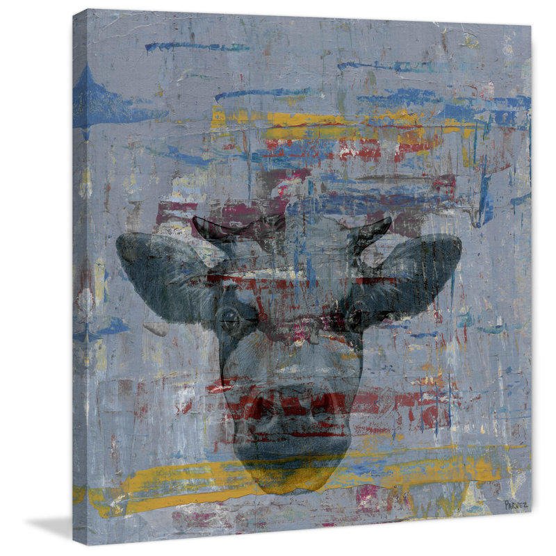 Hey You by Parvez Taj - Wrapped Canvas Painting, 101cm H x 101cm W x 3.81cm D