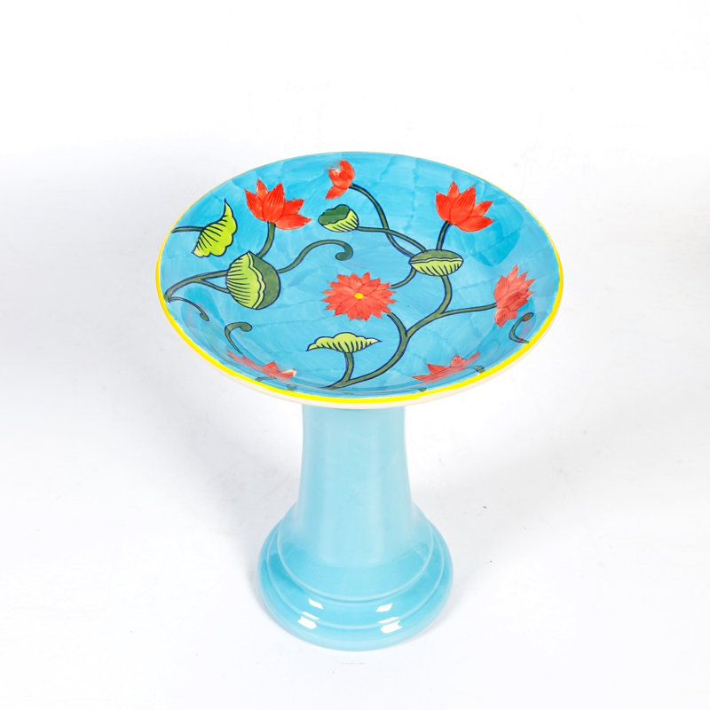 Bilan Ceramic Single Tier Birdbath