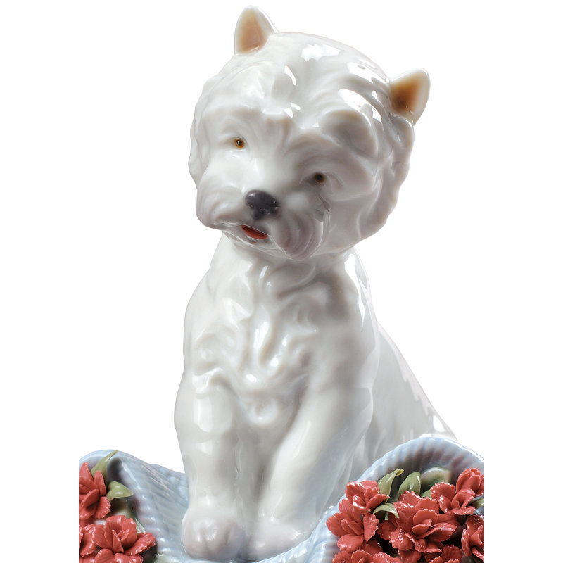 Figurine de chien personnage amusant