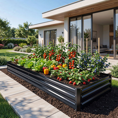 Millerville Raised Garden Bed-12x4x1 FT