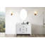 Ensemble de meuble-lavabo simple 48 po avec plateau en marbre Chambery-122239078-122239079