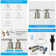 Widespread 2-handle Bathroom Faucet with Drain Assembly