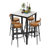 Gervin 41.4" Sintered Stone Bistro Height Dining Table-505619570