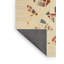 Tapis abstrait beige / rouge / brun-1102867562