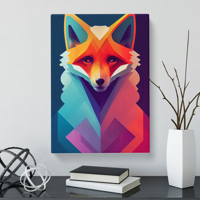 Fox Unique Abstract Vol.1 - Wrapped Canvas