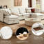 Grand avec coussins à double couche et 6 coussins de rangement fonctionnels
