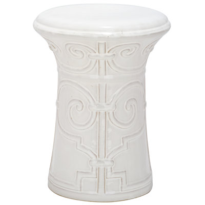 Jayesh Ceramic Accent Stool